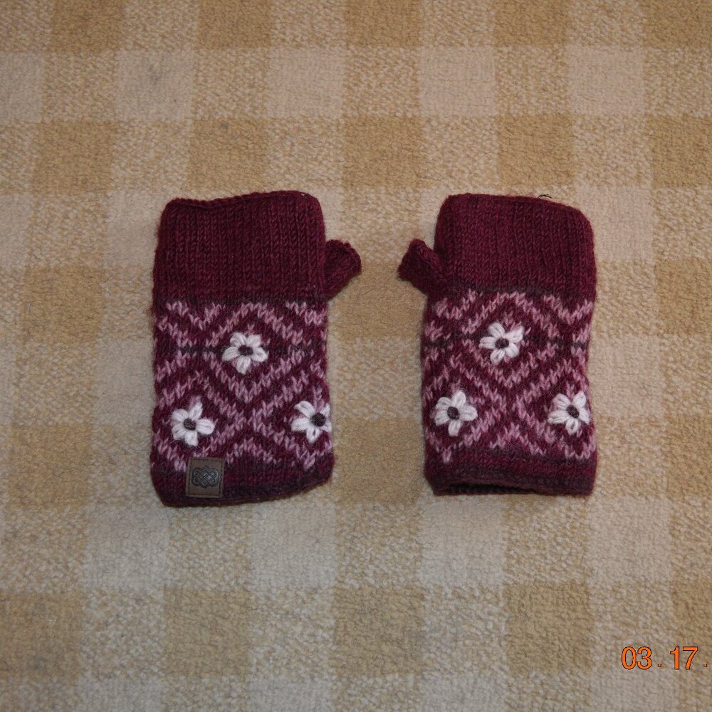 Sherpa Fingerless Gloves